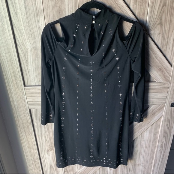 WHBM Cold Shoulder Embellished Dress - Picture 7 of 9